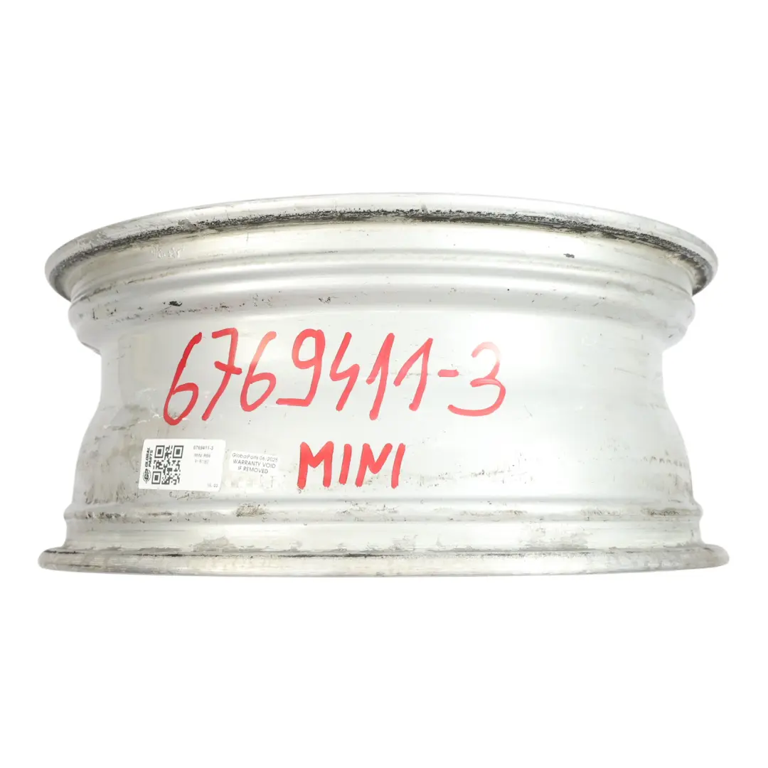 Mini Cooper One R50 R55 R56 R57 Silver Wheel Alloy Rim 17" 7J Crown Spoke 104 - SKU 6769411-3 - Part number 6769411