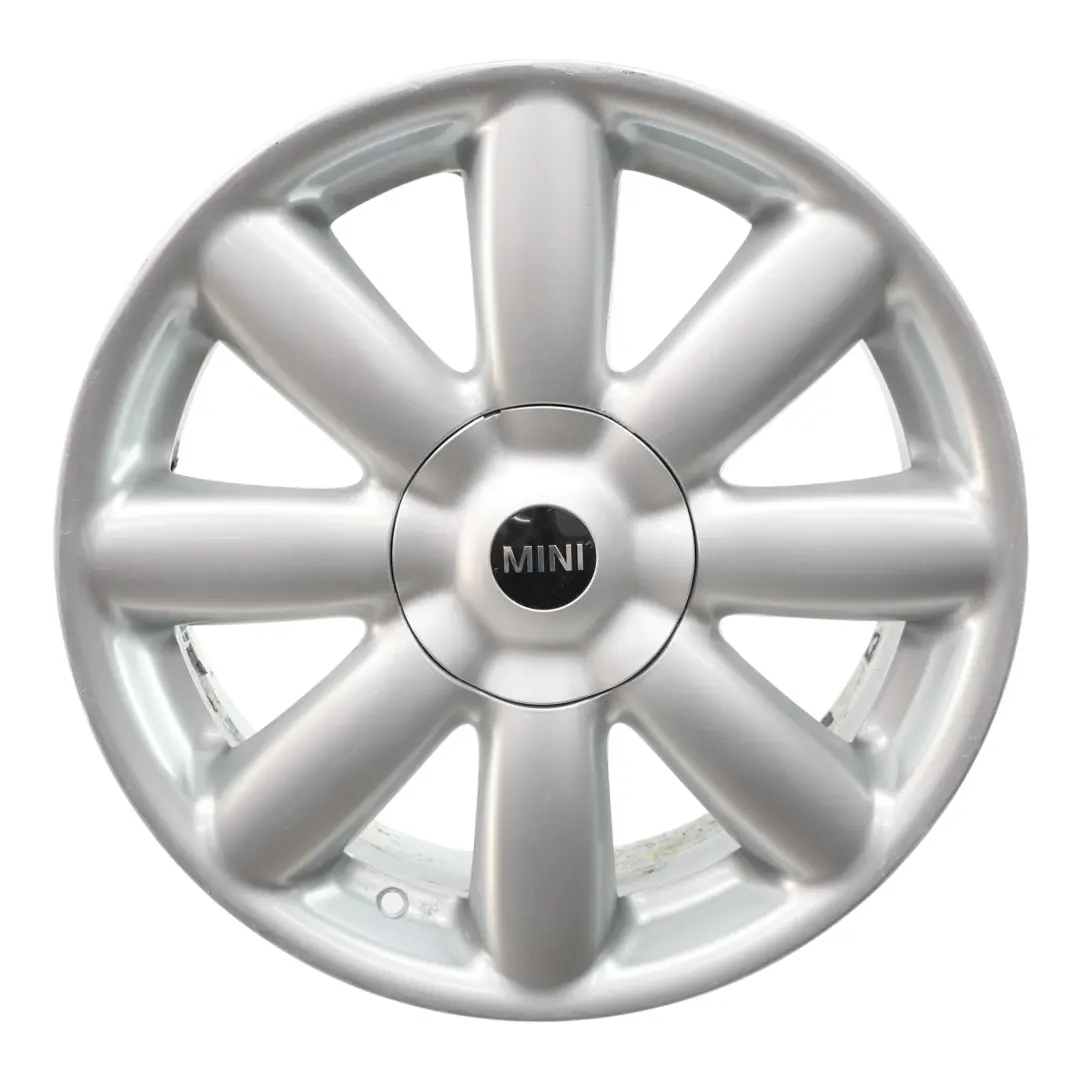 Mini Cooper One R50 R55 R56 R57 Silver Wheel Alloy Rim 17" 7J Crown Spoke 104 - SKU 6769411-4 - Part number 6769411