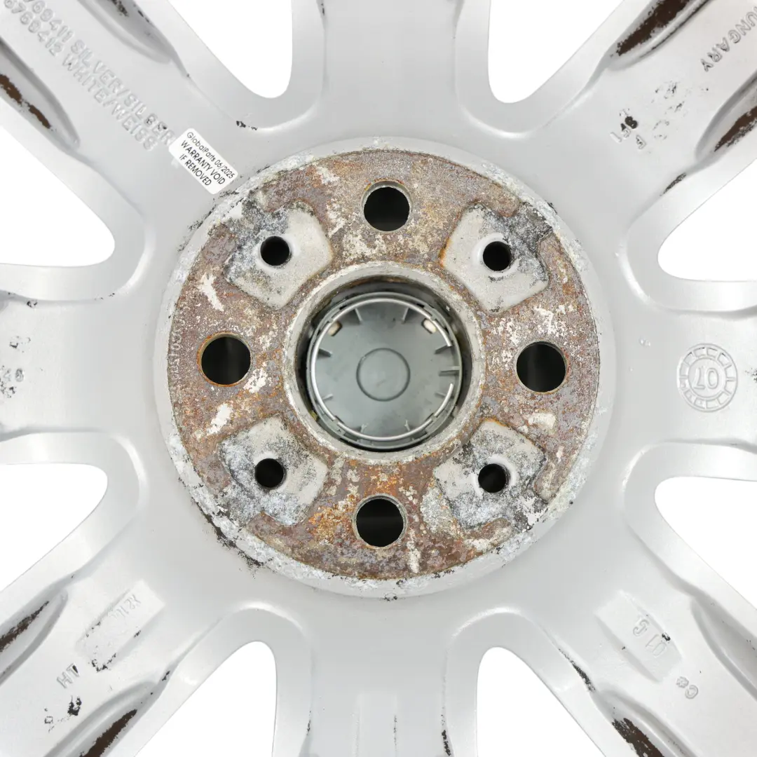 Mini Cooper One R50 R55 R56 R57 Silver Wheel Alloy Rim 17" 7J Crown Spoke 104 - SKU 6769411-4 - Part number 6769411
