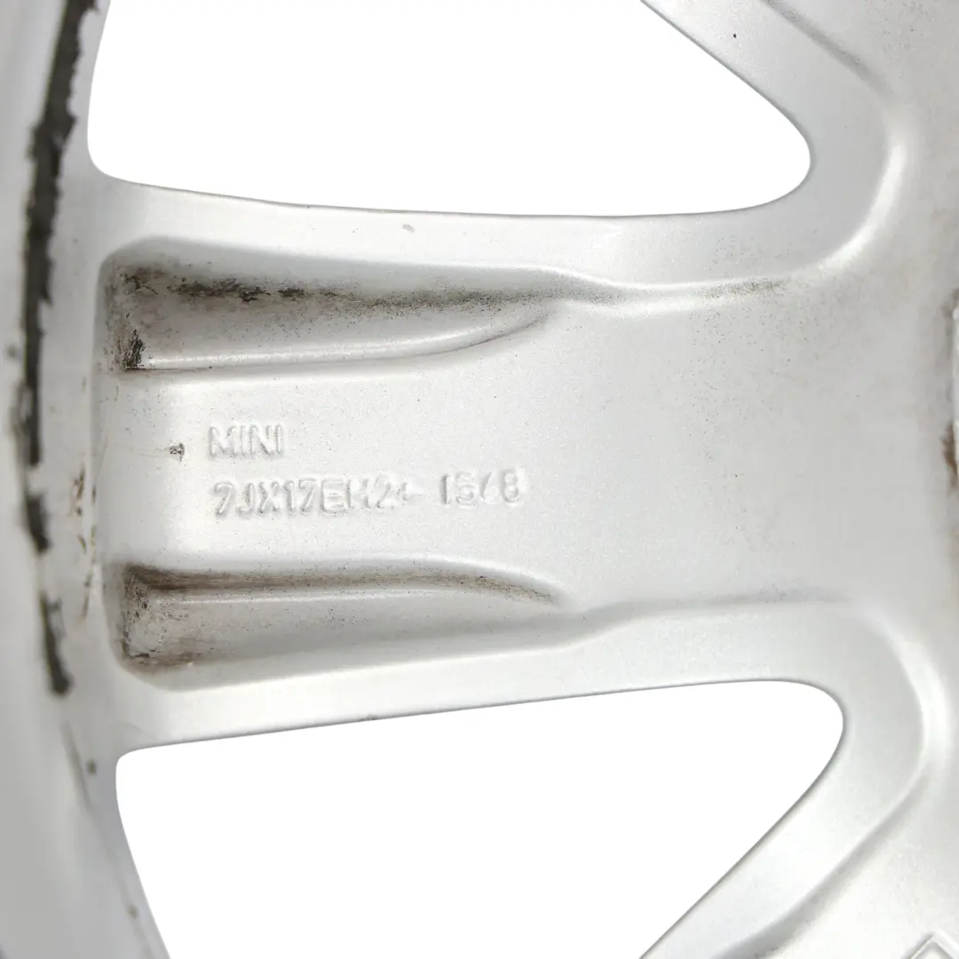 Mini Cooper R50 R55 R56 R57 Silver Wheel Alloy Rim 17" 7J Crown Spoke 104 - SKU 6769411-5 - Part number 6769411