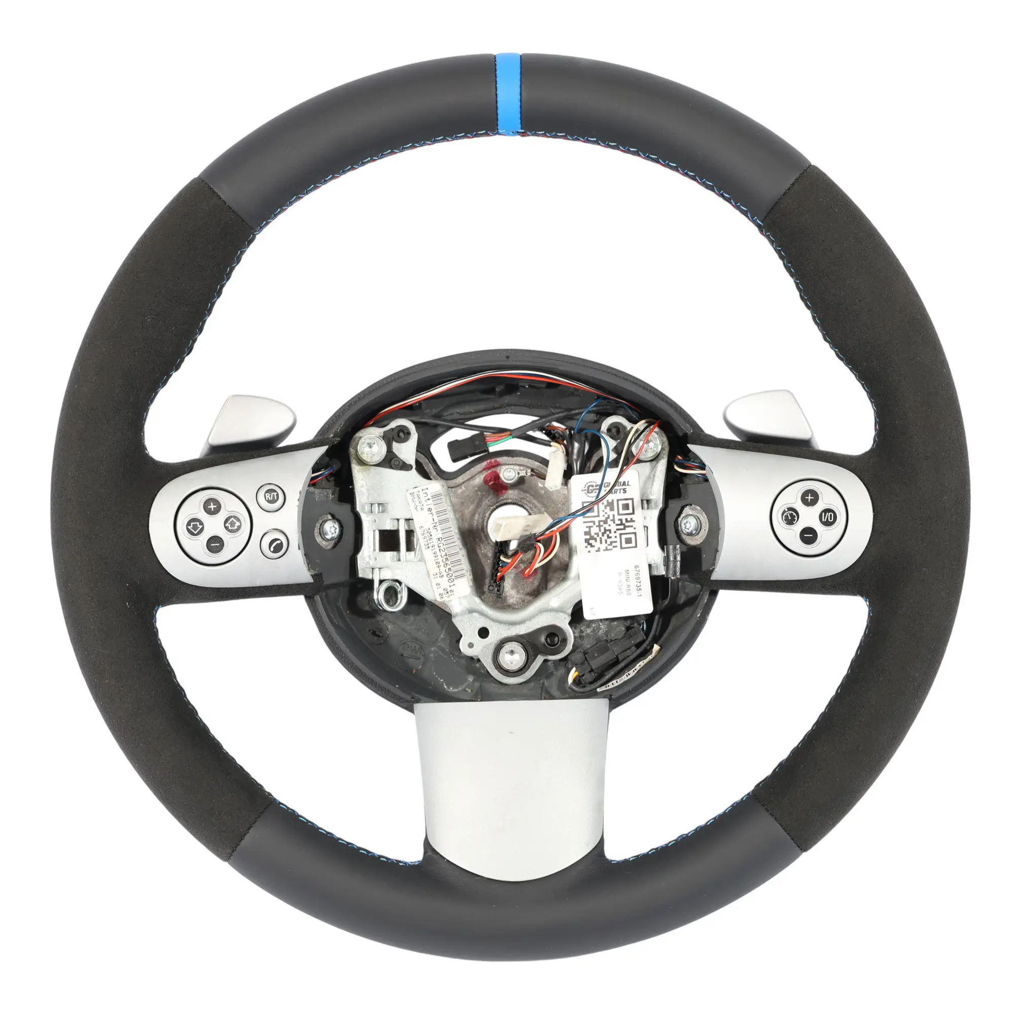 Mini Cooper R50 R52 R53 NEU Schwarzes Leder Sportlenkrad Steptronic