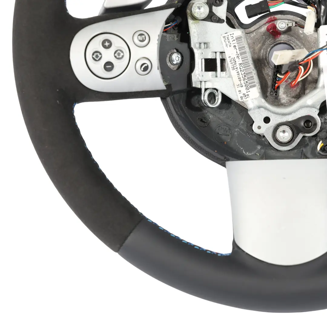 Leather Sport Steering Wheel Steptronic to Mini Cooper R50 R52 R53 NEW Black with Part number 6769735 Mini Cooper R50 R52 R53 NEW Black Leather Sport Steering Wheel Steptronic - SKU 6769735-1 - Part number 6769735