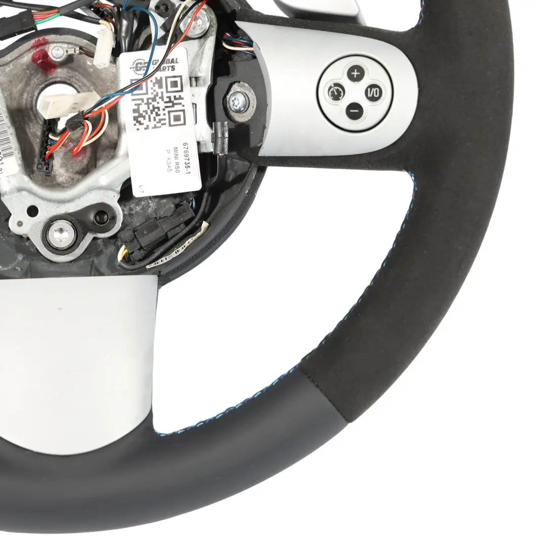 Leather Sport Steering Wheel Steptronic to Mini Cooper R50 R52 R53 NEW Black with Part number 6769735 Mini Cooper R50 R52 R53 NEW Black Leather Sport Steering Wheel Steptronic - SKU 6769735-1 - Part number 6769735