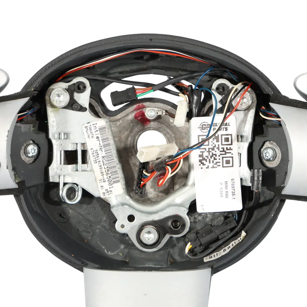 NEU Schwarzes Leder Sport Lenkrad Steptronic für Mini Cooper R50 R52 R53 mit Teilenummer 6769735 Mini Cooper R50 R52 R53 NEU Schwarzes Leder Sport Lenkrad Steptronic - SKU 6769735-1 - Teilenummer 6769735