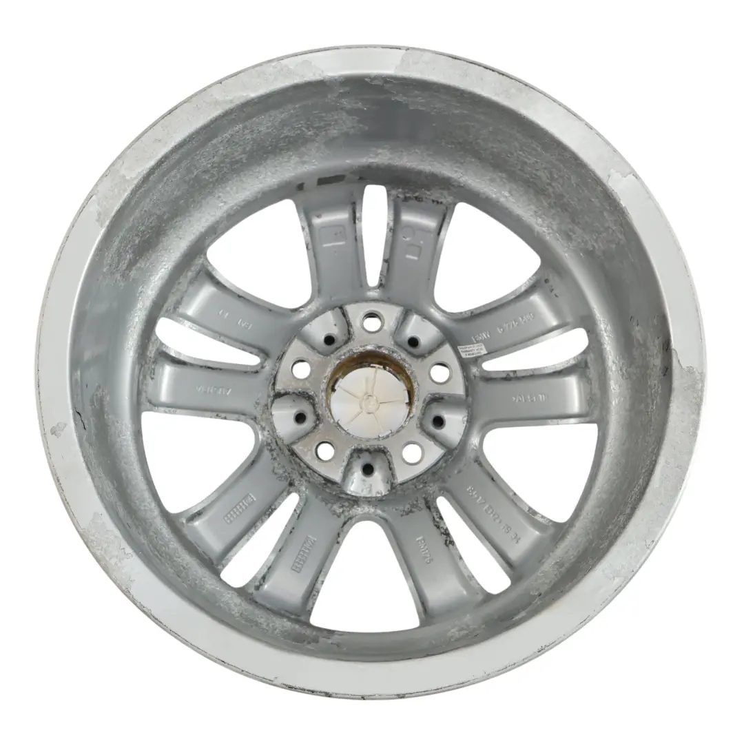 BMW 3 er E90 E91 E92 Silber Alu Felge Alufelge 17" Doppelspeiche 161 ET:34 8J - SKU 6775599-2 - Teilenummer 6775599