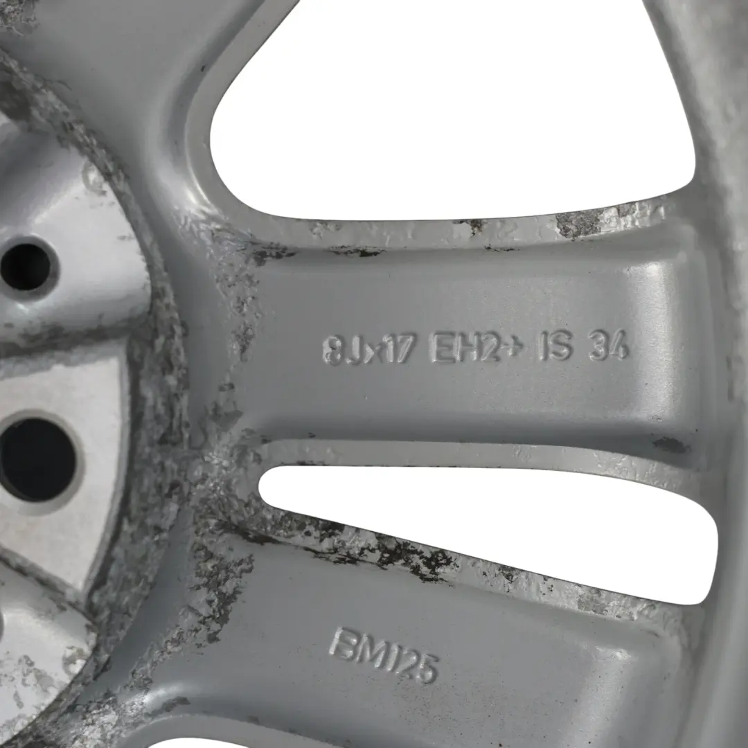 BMW 3 er E90 E91 E92 Silber Alu Felge Alufelge 17" Doppelspeiche 161 ET:34 8J - SKU 6775599-2 - Teilenummer 6775599