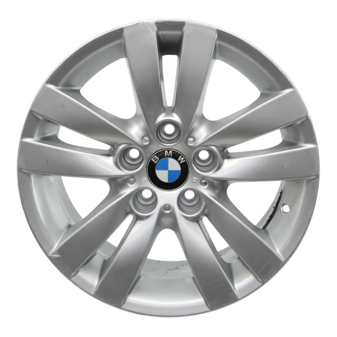 BMW E90 E91 E92 E93 Wheel Rim Alloy Silver 17" Double Spoke 161 ET:34 8J - SKU 6775599-3 - Part number 6775599