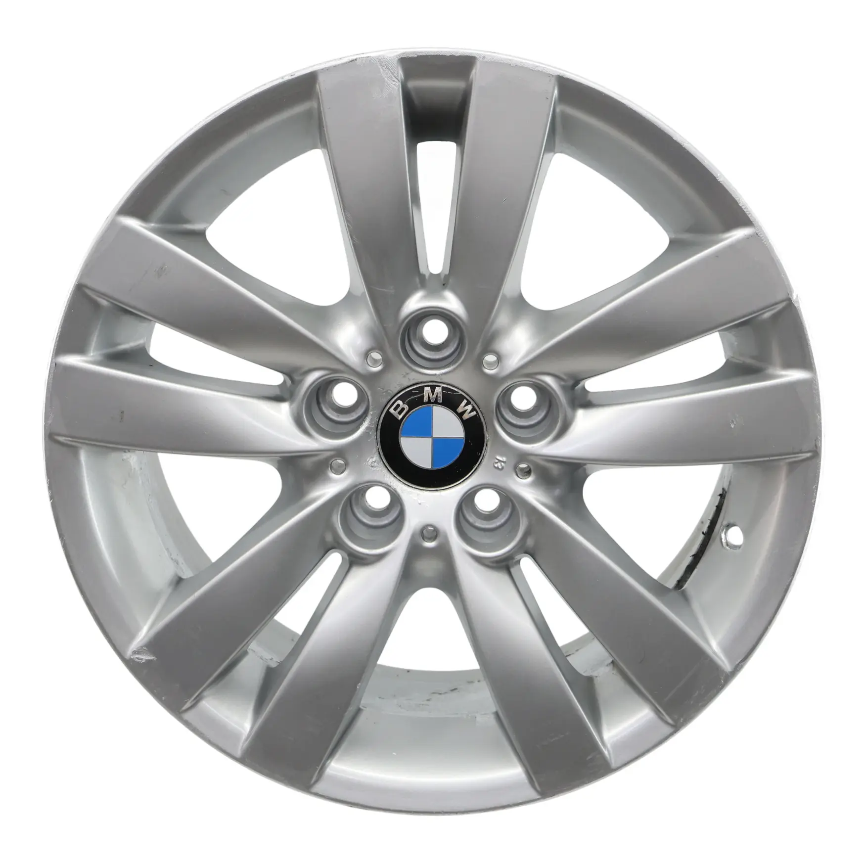 BMW 3 er E90 E91 E92 Silber Alu Felge Alufelge 17" Doppelspeiche 161 ET:34 8J