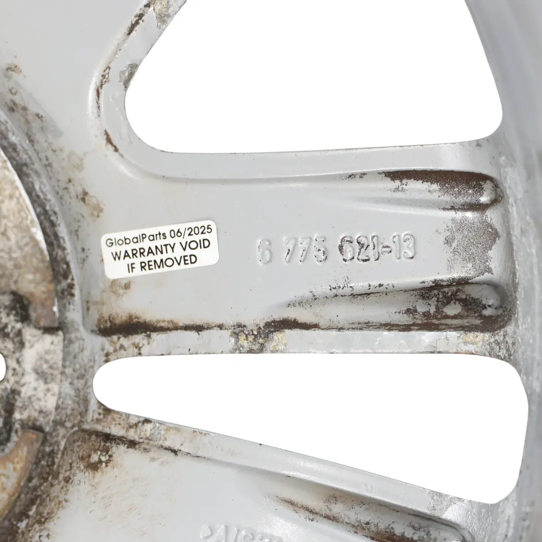 BMW E81 E82 E87 Jante Alliage Argent 17" À Rayons En V 141 ET:47 7J - SKU 6775621-2 - Numéro de pièce 6775621