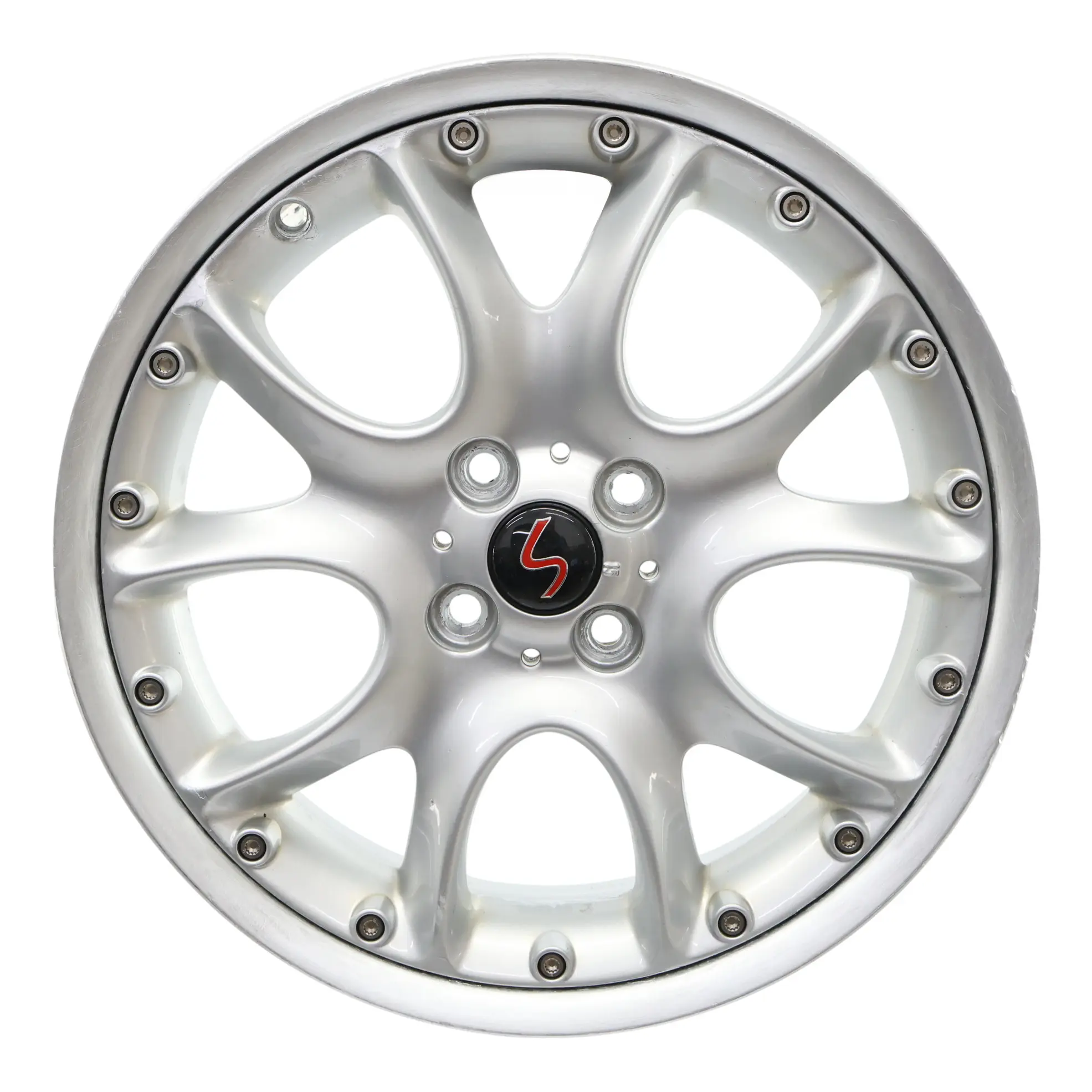 Mini Cooper R50 R56 Silver Wheel Alloy Rim 17" 7J ET:48 Web Cross Spoke 98