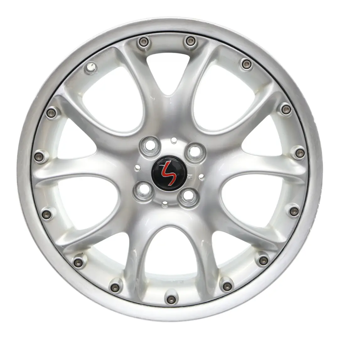 Mini Cooper R50 R53 R56 Argento Cerchio AlluMini o 7J ET: 48 17" Web Raggio - SKU 6775686-1 - Numero di parte 6775686