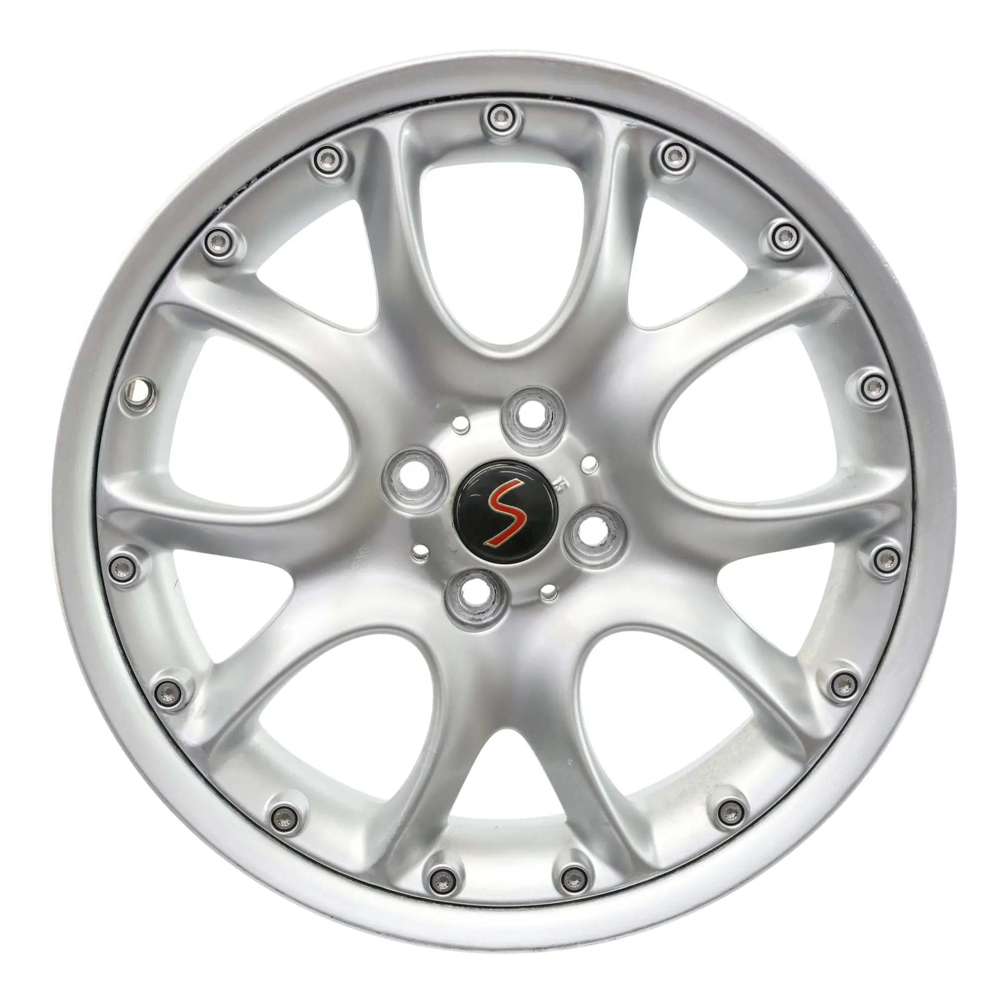 Mini Cooper R50 R53 R53 R56 Silber Felge 7J 17" ET:48 Web Spoke Composite 98