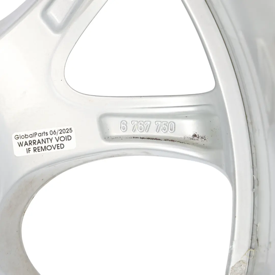 Mini Cooper R50 R53 R53 R56 Silber Felge 7J 17" ET:48 Web Spoke Composite 98 - SKU 6775686-2 - Teilenummer 6775686