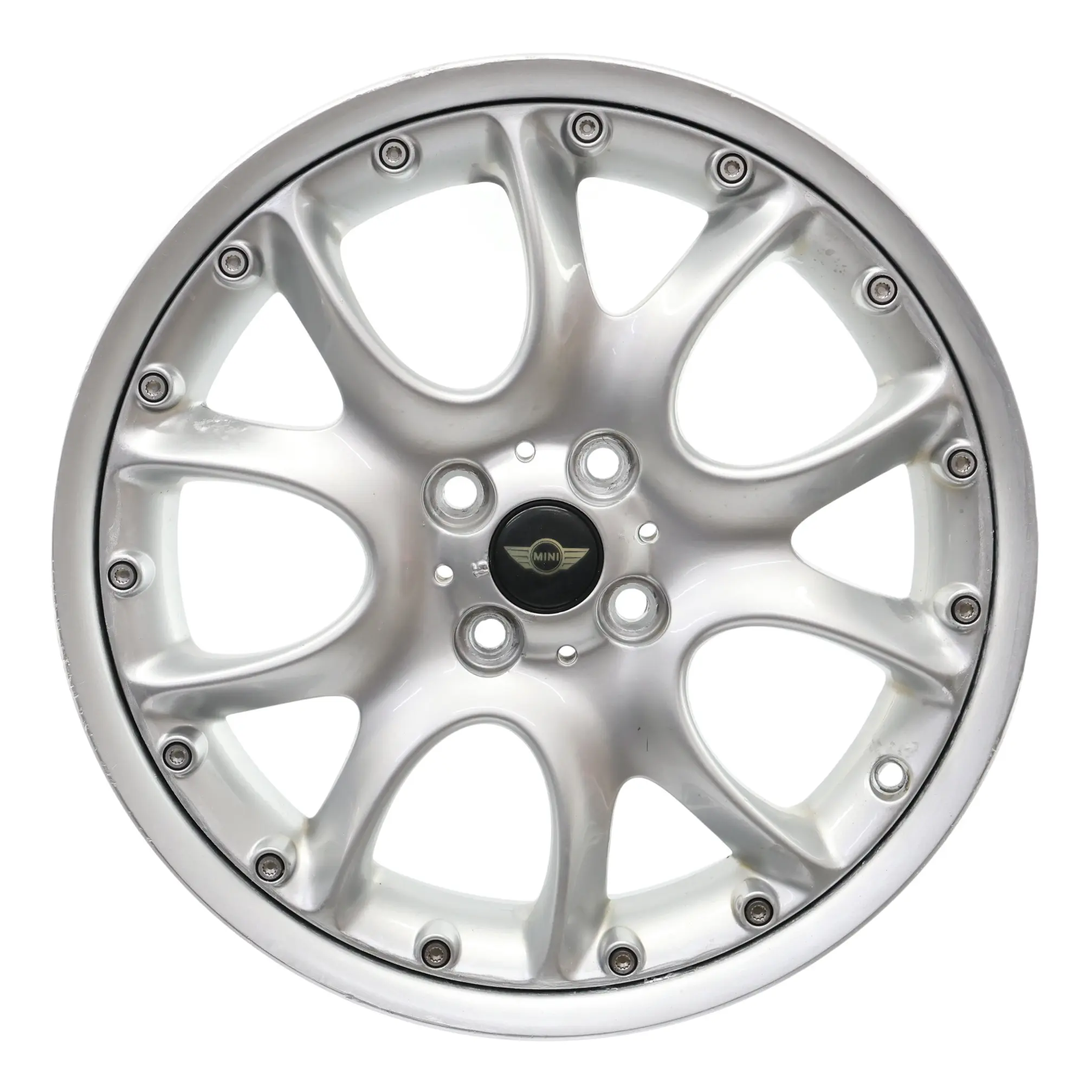 Mini Cooper R50 R53 R56 Silver Wheel Alloy Rim 17" ET:48 7J Web Cross Spoke 98