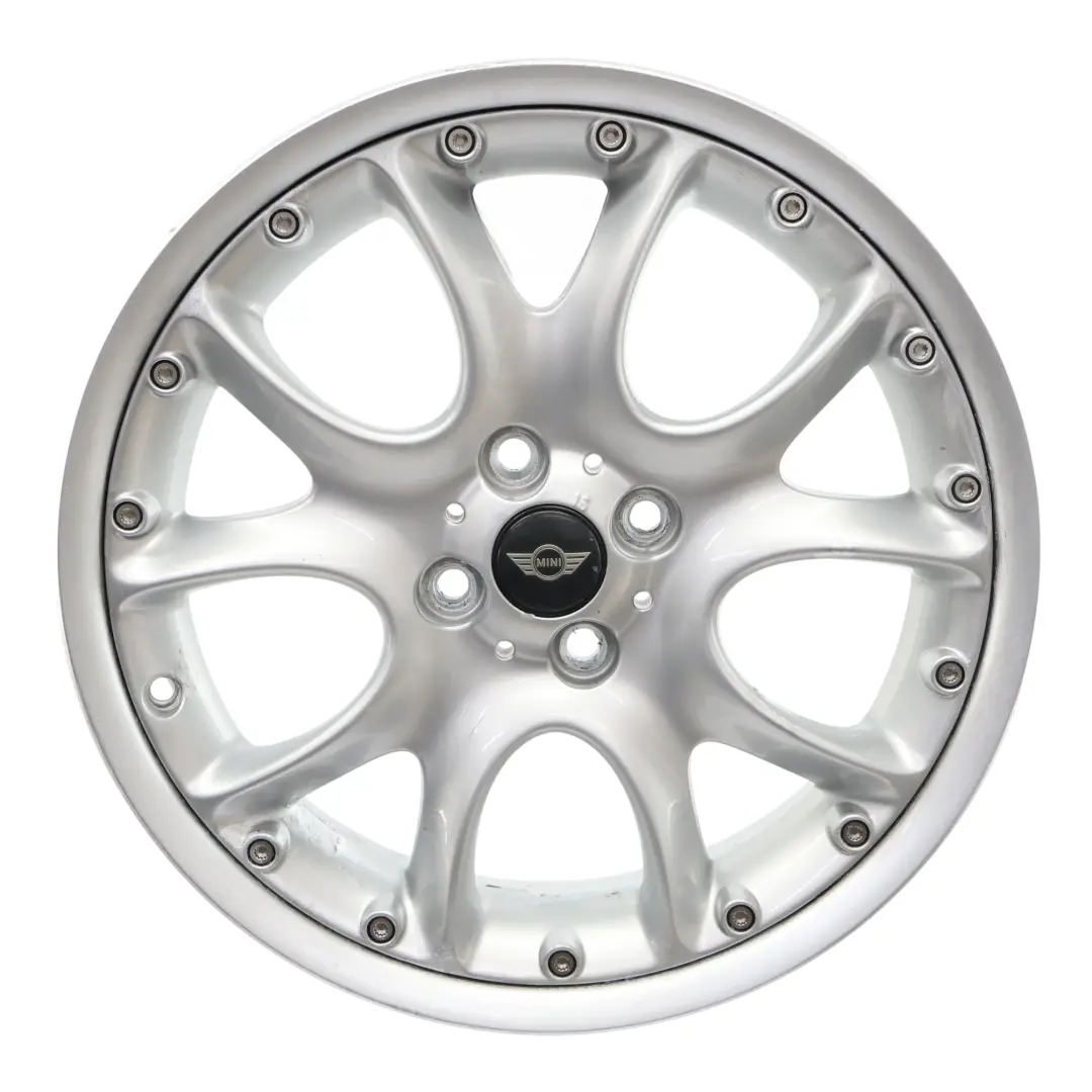 Mini Cooper R50 R56 Silver Wheel Alloy Rim 17" 7J ET:48 Web Cross Spoke 98 - SKU 6775686-4 - Part number 6775686