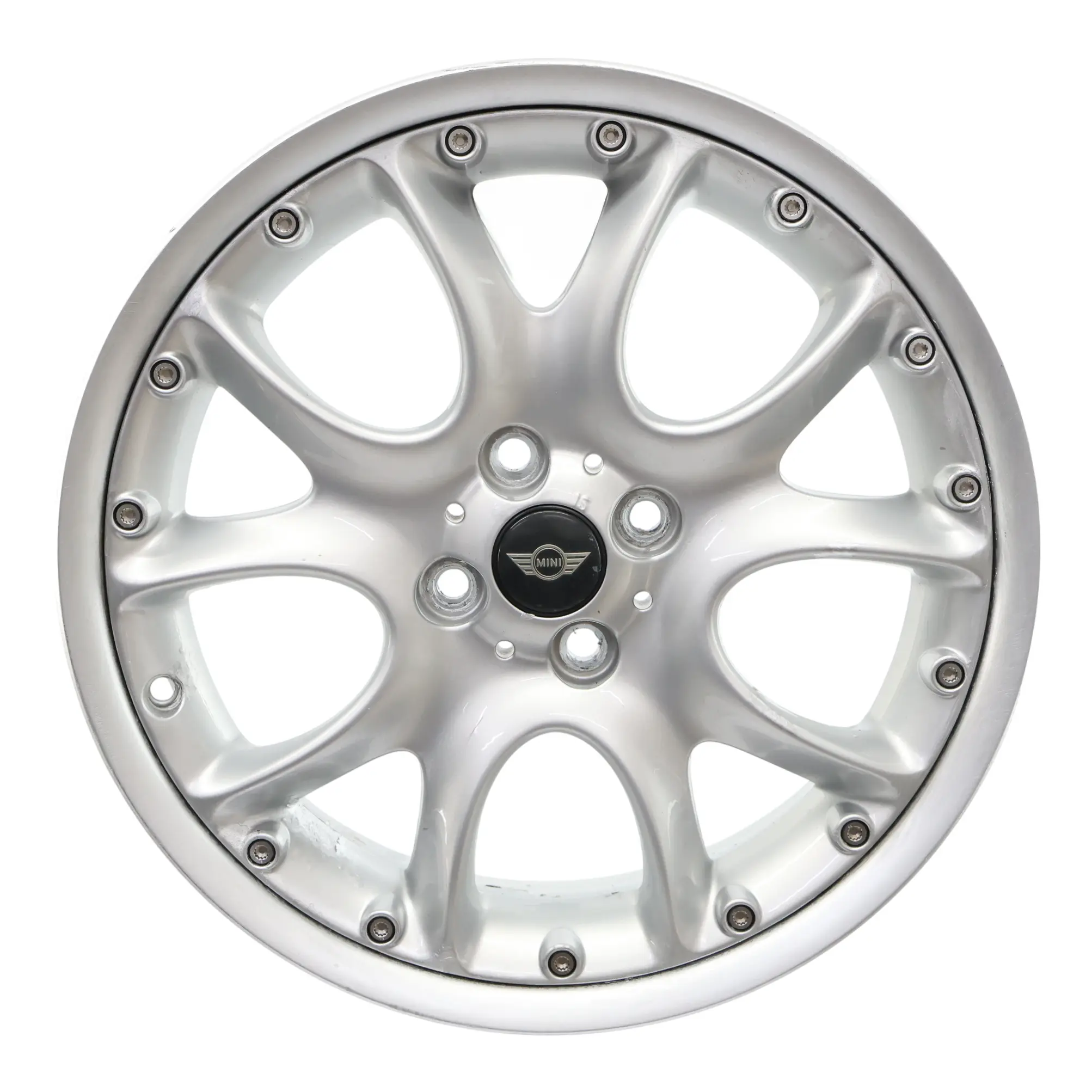 Mini Cooper R50 R56 Silver Wheel Alloy Rim 17" 7J ET:48 Web Cross Spoke 98