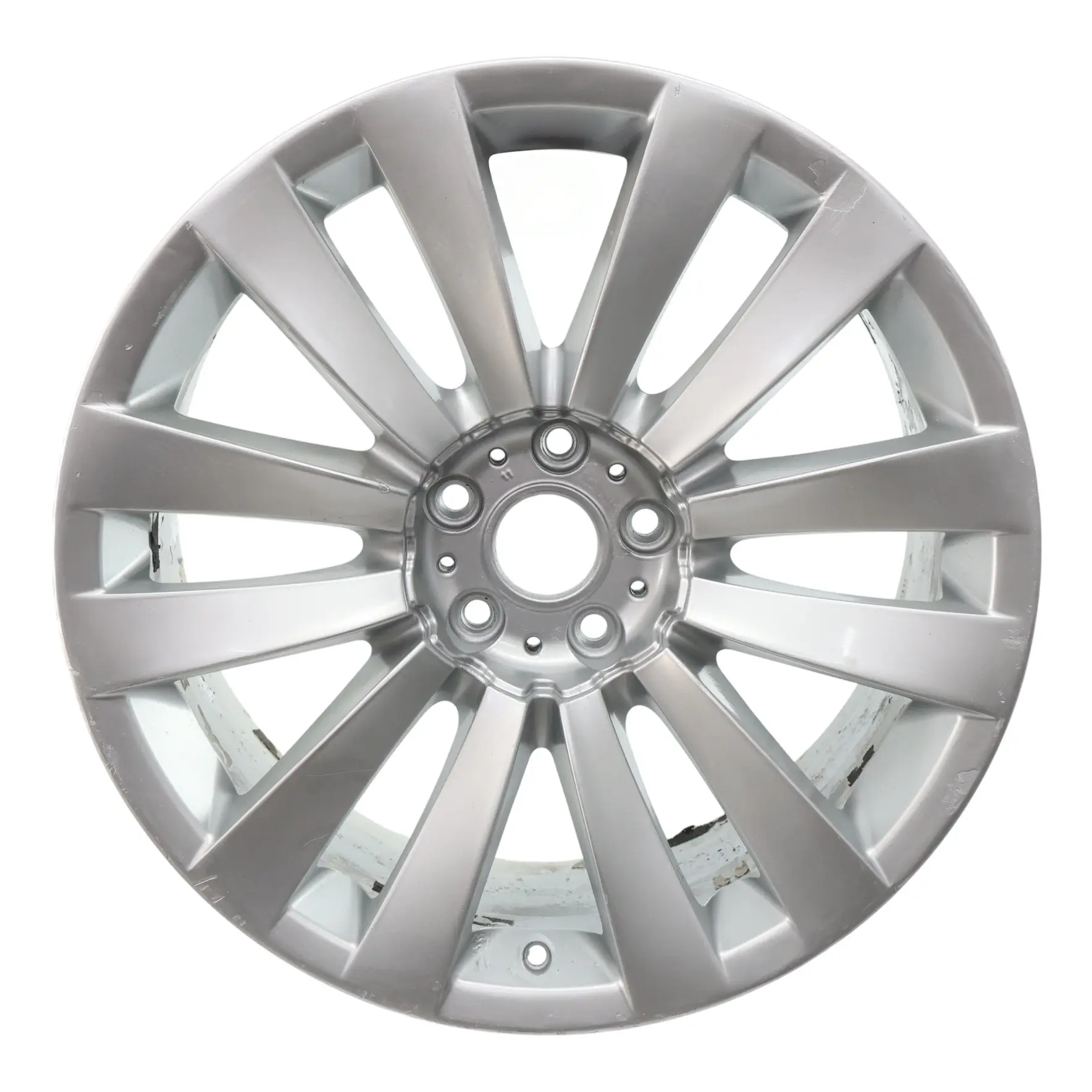 BMW F01 F07 Argento Cerchio In Lega 20" 8,5J ET:20 Doppie Razze 253 6777779