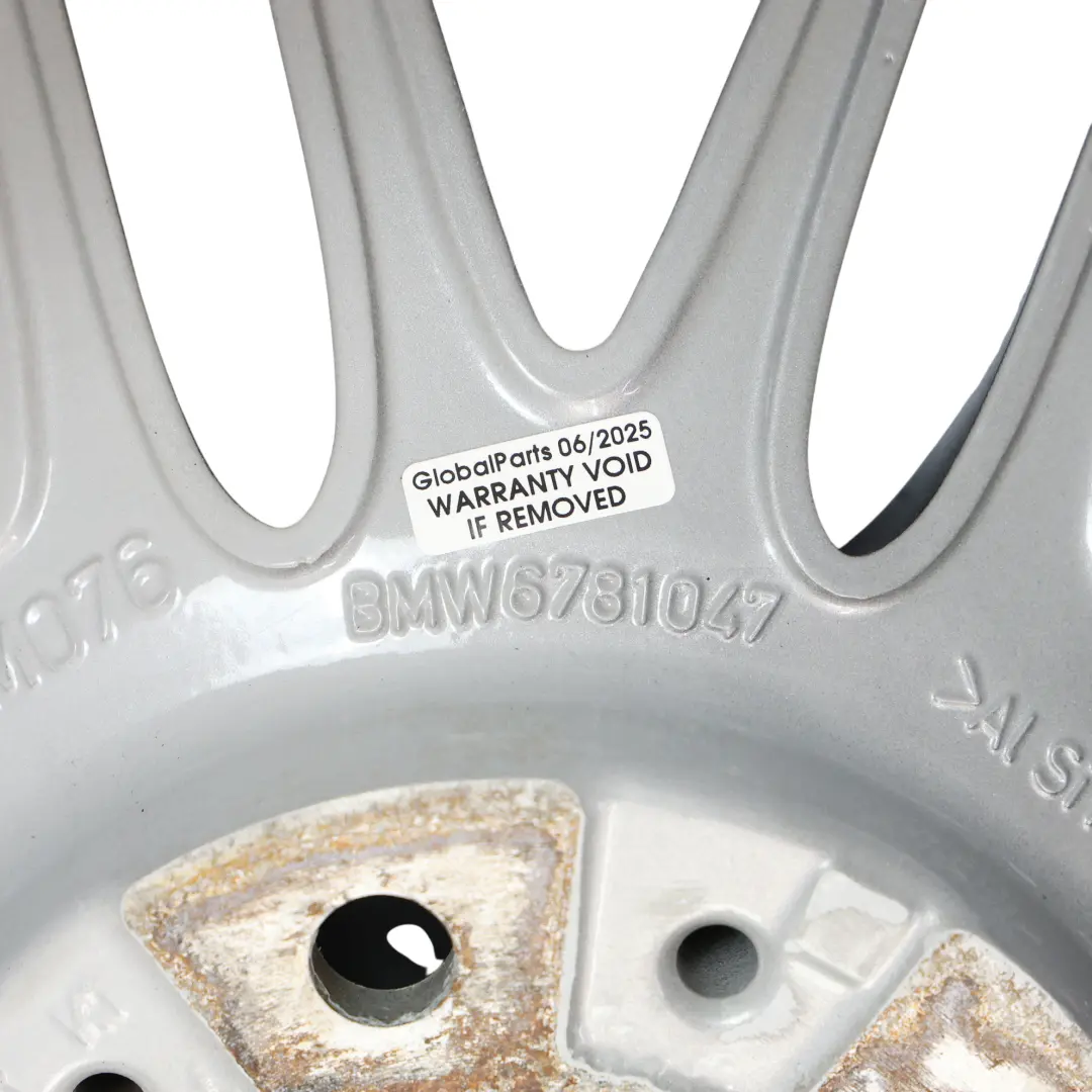  Llanta BMW E90 E91 Aleación Trasera Doble Radio 269 19" 9J ET:39 Gris - SKU 6781047-3 - Número de pieza 6781047