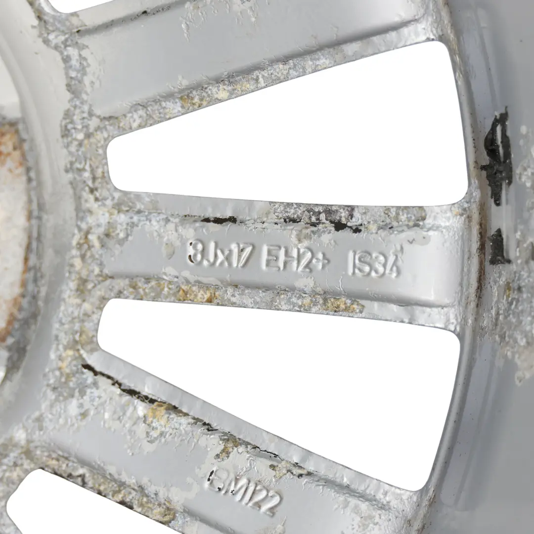 Light Alloy Wheel Rim 17" Multispoke 284 8J ET:34 to BMW E90 E91 E92 Silver with Part number 6783630 BMW E90 E91 E92 Silver Light Alloy Wheel Rim 17" Multispoke 284 8J ET:34 - SKU 6783630-1 - Part number 6783630