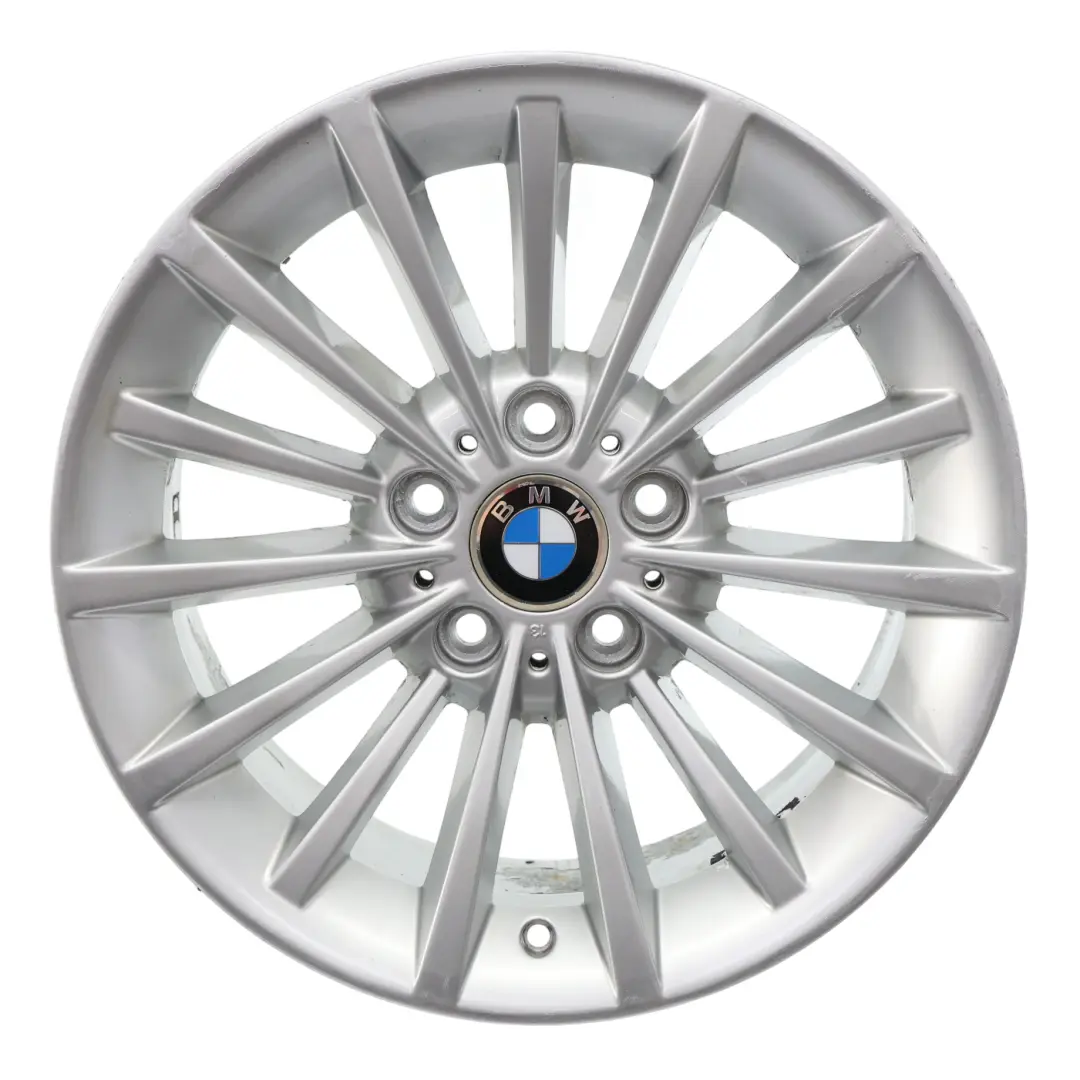 Silber Alu Felge Alufelge 17" Vielspeiche 284 8J ET:34 für BMW E90 E91 E92 mit Teilenummer 6783630 BMW E90 E91 E92 Silber Alu Felge Alufelge 17" Vielspeiche 284 8J ET:34 - SKU 6783630-2 - Teilenummer 6783630