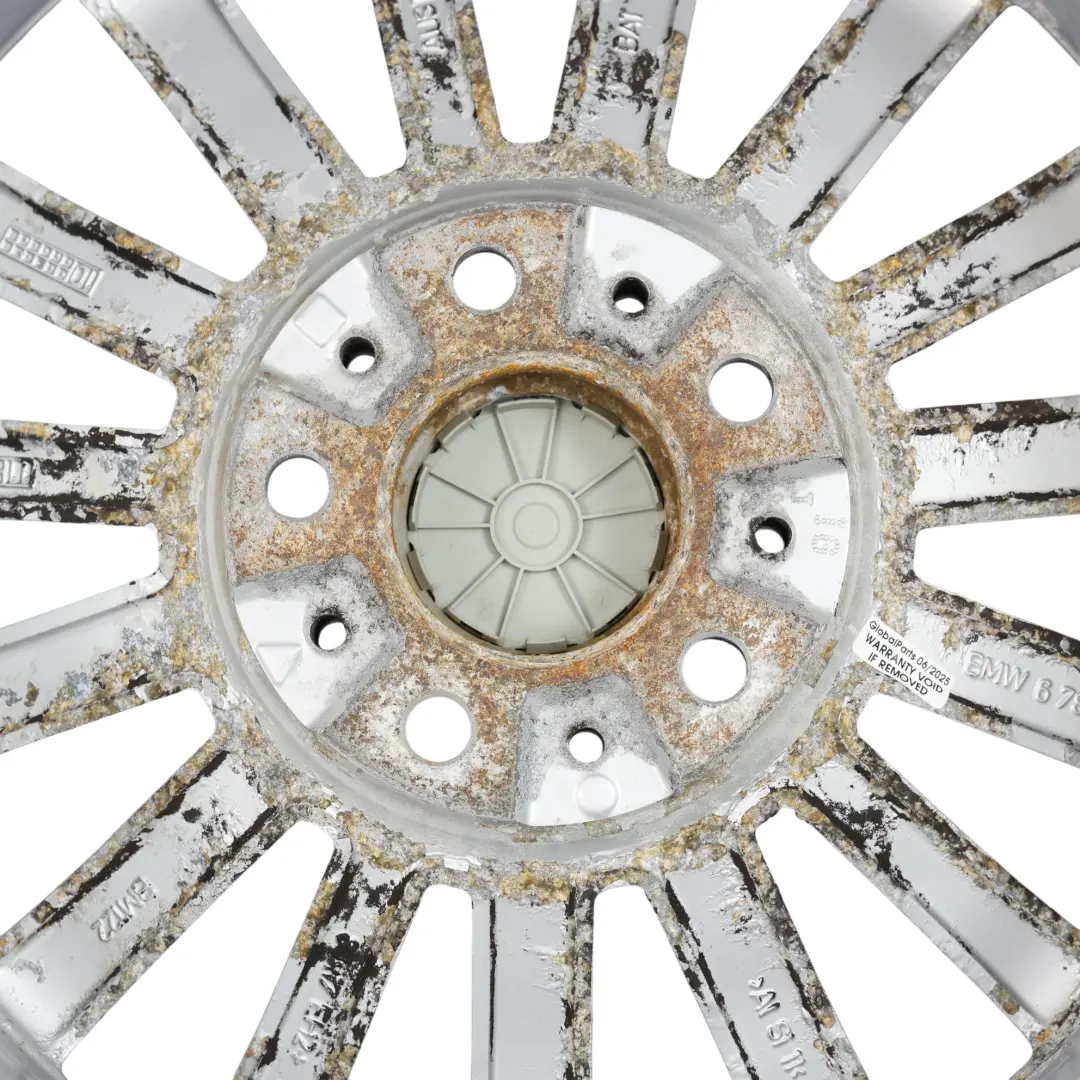 Silber Alu Felge Alufelge 17" Vielspeiche 284 8J ET:34 für BMW E90 E91 E92 mit Teilenummer 6783630 BMW E90 E91 E92 Silber Alu Felge Alufelge 17" Vielspeiche 284 8J ET:34 - SKU 6783630-2 - Teilenummer 6783630