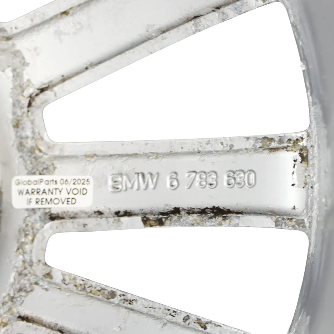 Light Alloy Wheel Rim 17" Multispoke 284 8J ET:34 to BMW E90 E91 E92 Silver with Part number 6783630 BMW E90 E91 E92 Silver Light Alloy Wheel Rim 17" Multispoke 284 8J ET:34 - SKU 6783630-3 - Part number 6783630