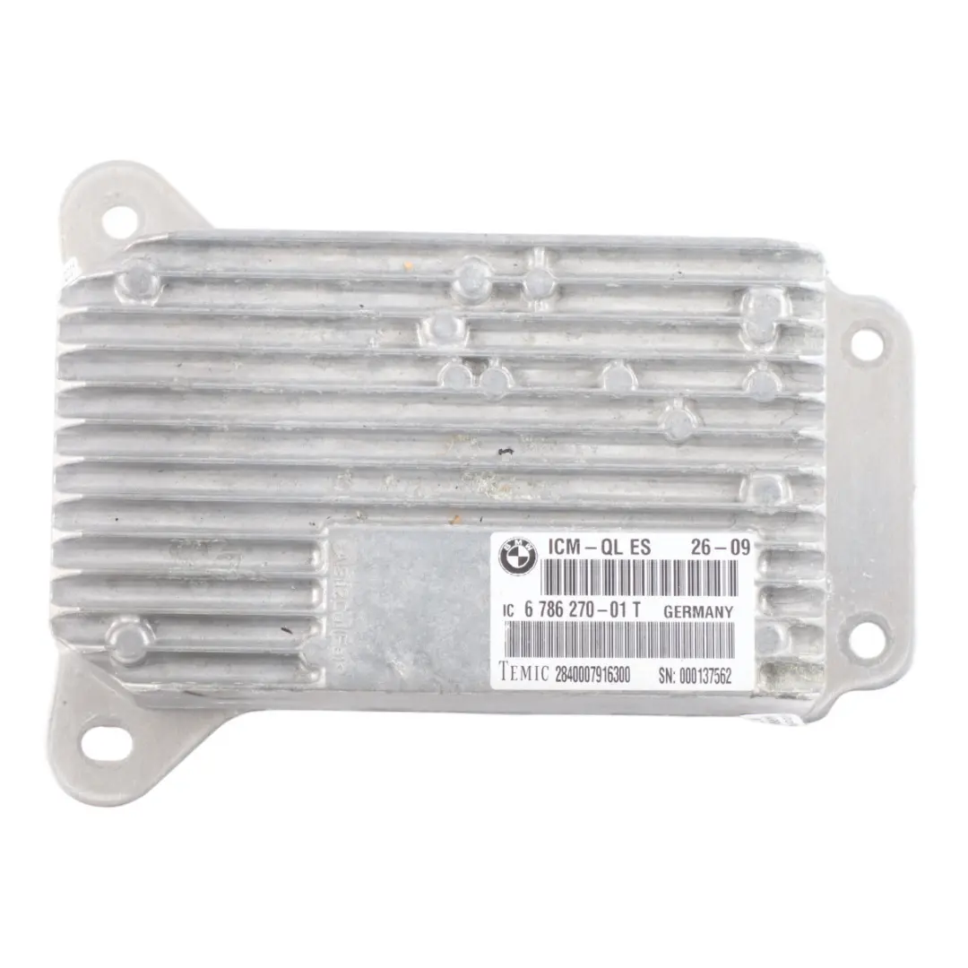 ICM Module Integrated Chassis Management QL ES Control Unit to BMW F01 F02 with Part number 6786270 BMW F01 F02 ICM Module Integrated Chassis Management QL ES Control Unit - SKU 6786270 - Part number 6786270