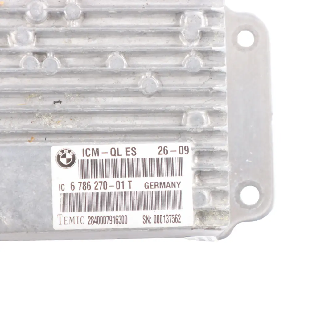 BMW F01 F02 ICM Module Integrated Chassis Management QL ES Control Unit - SKU 6786270 - Part number 6786270