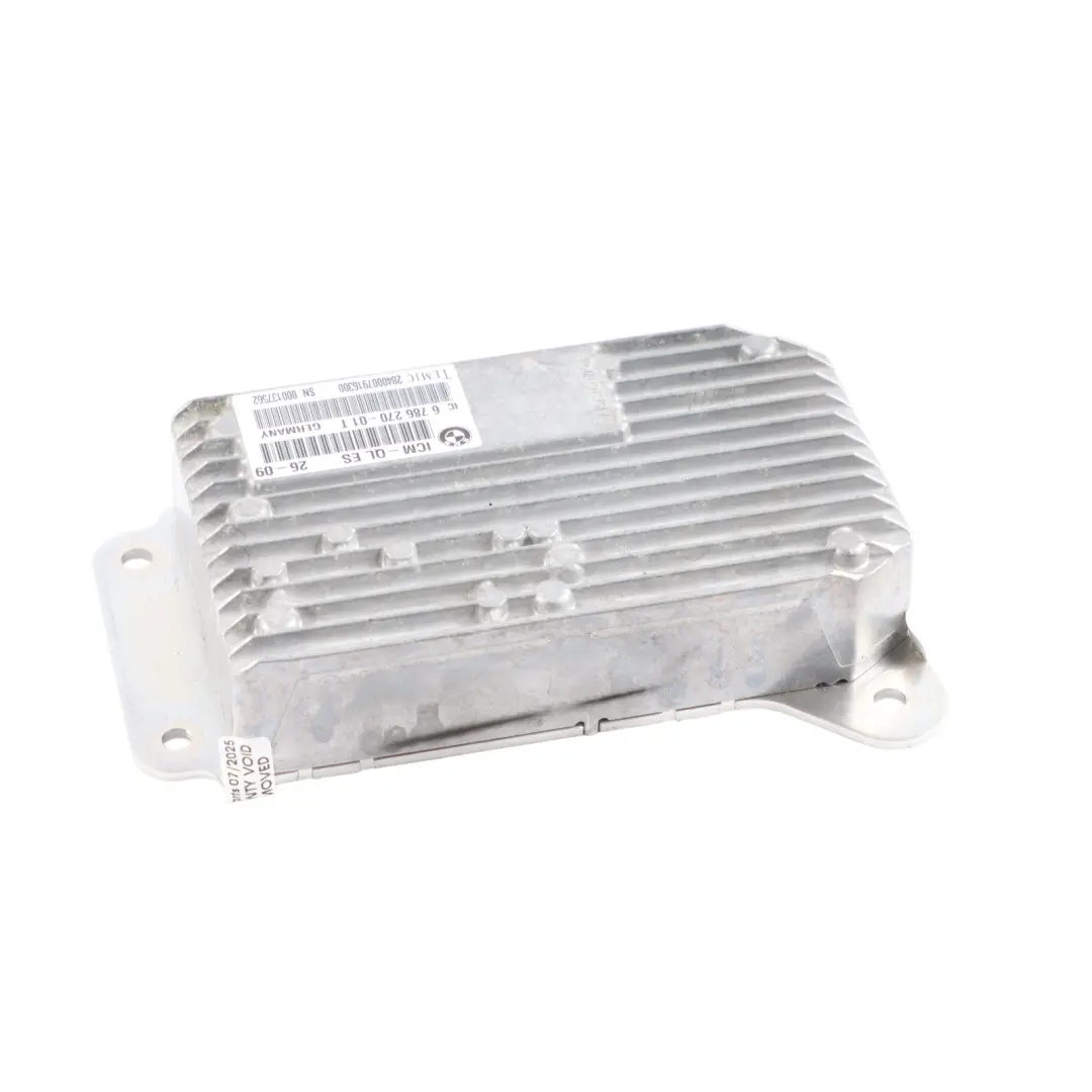 BMW F01 F02 ICM Module Integrated Chassis Management QL ES Control Unit - SKU 6786270 - Part number 6786270
