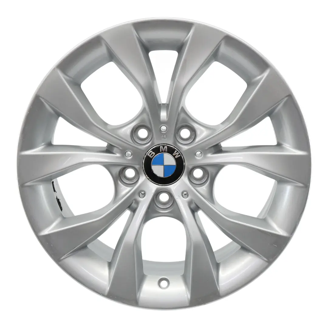 BMW X1 er E84 Silber Alu Felge Alufelge 17" V-Speiche 318 ET:34 7,5J - SKU 6789141-2 - Teilenummer 6789141