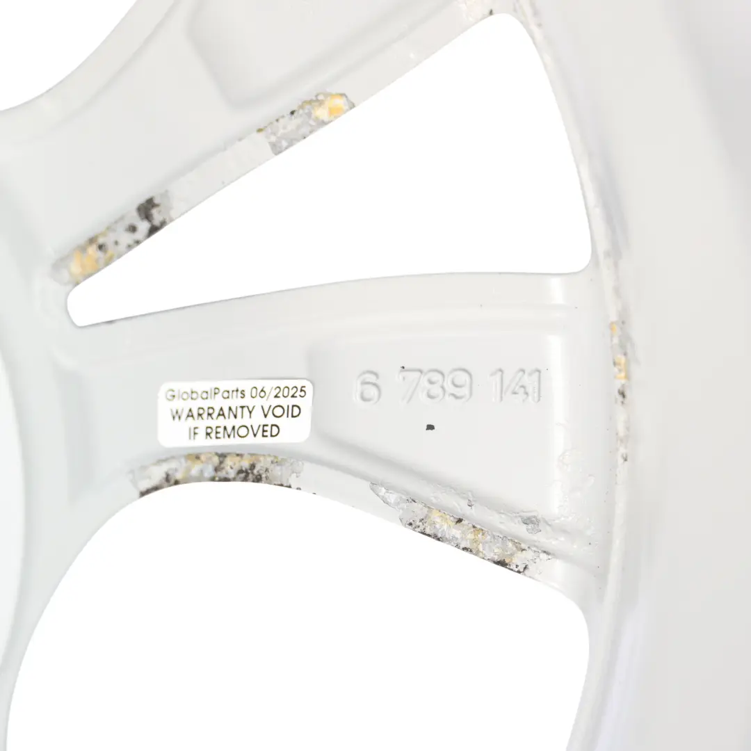 Alloy Rim 17" V Spoke 318 ET:34 7,5J to BMW X1 E84 Silver Wheel with Part number 6789141 BMW X1 E84 Silver Wheel Alloy Rim 17" V Spoke 318 ET:34 7,5J - SKU 6789141-3 - Part number 6789141