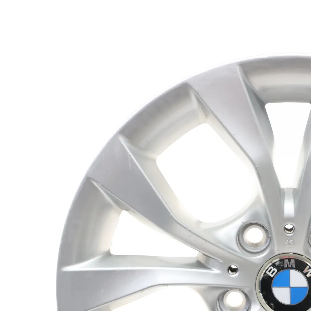 Alloy Rim 17" V Spoke 318 ET:34 7,5J to BMW X1 E84 Silver Wheel with Part number 6789141 BMW X1 E84 Silver Wheel Alloy Rim 17" V Spoke 318 ET:34 7,5J - SKU 6789141-3 - Part number 6789141