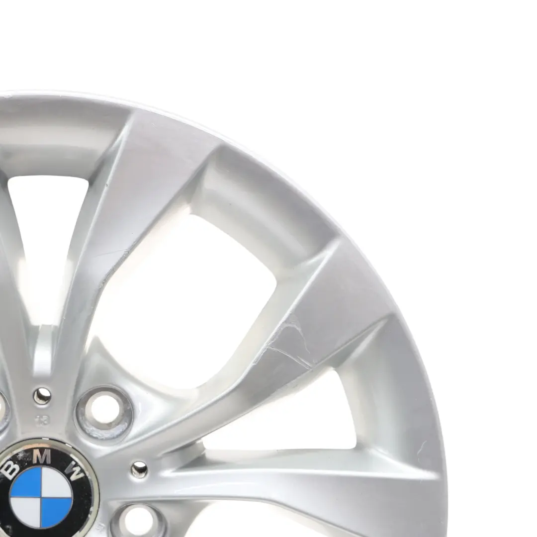 Alloy Rim 17" V Spoke 318 ET:34 7,5J to BMW X1 E84 Silver Wheel with Part number 6789141 BMW X1 E84 Silver Wheel Alloy Rim 17" V Spoke 318 ET:34 7,5J - SKU 6789141-3 - Part number 6789141