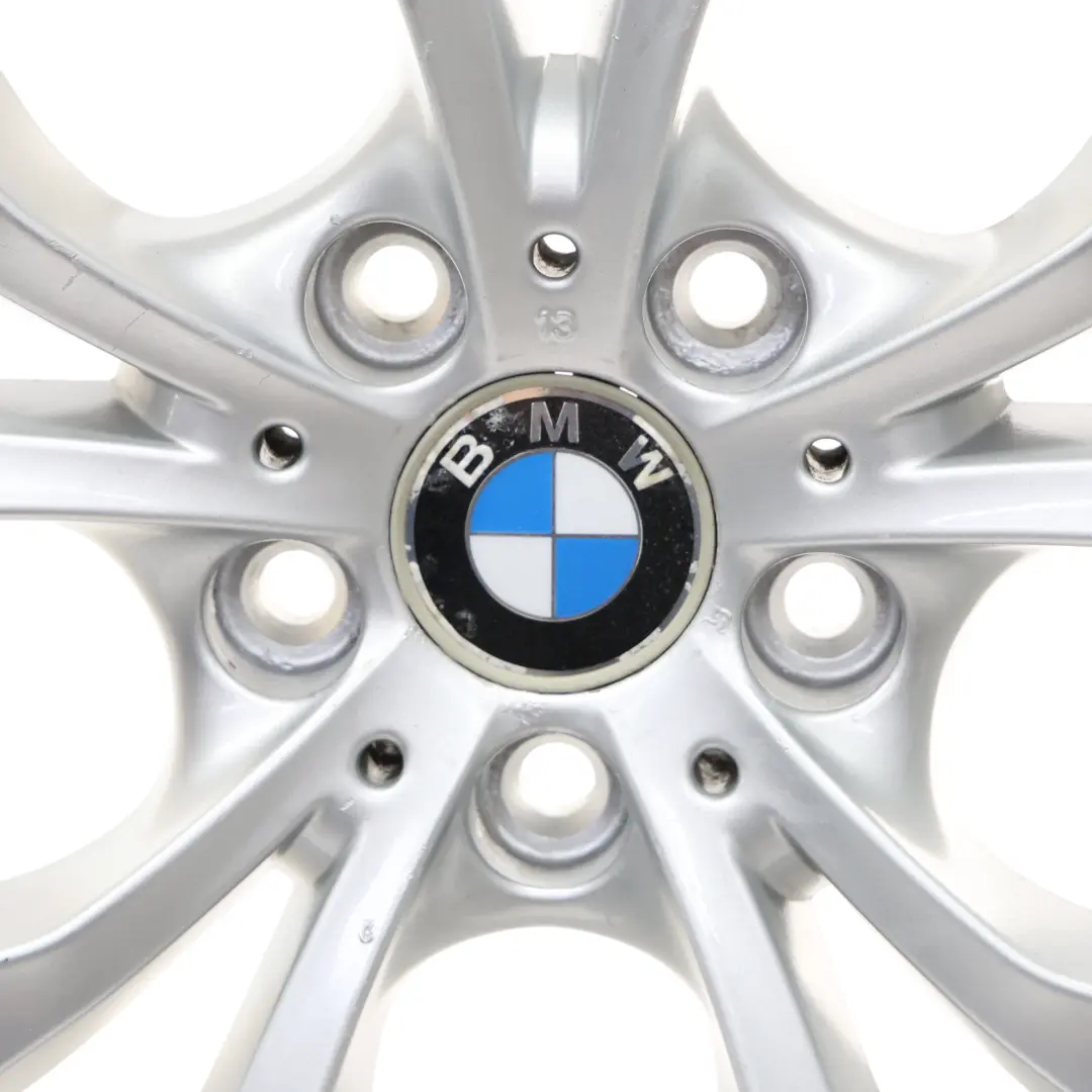 Alloy Rim 17" V Spoke 318 ET:34 7,5J to BMW X1 E84 Silver Wheel with Part number 6789141 BMW X1 E84 Silver Wheel Alloy Rim 17" V Spoke 318 ET:34 7,5J - SKU 6789141-3 - Part number 6789141