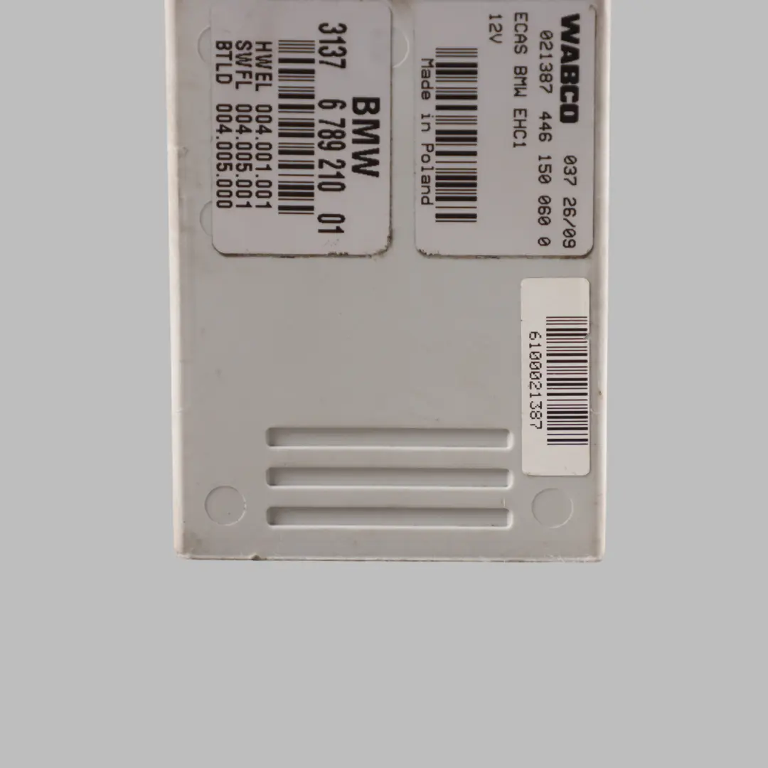 BMW F01 F02 F07 Air Suspension Control Unit Module - SKU 6789210 - Part number 6789210