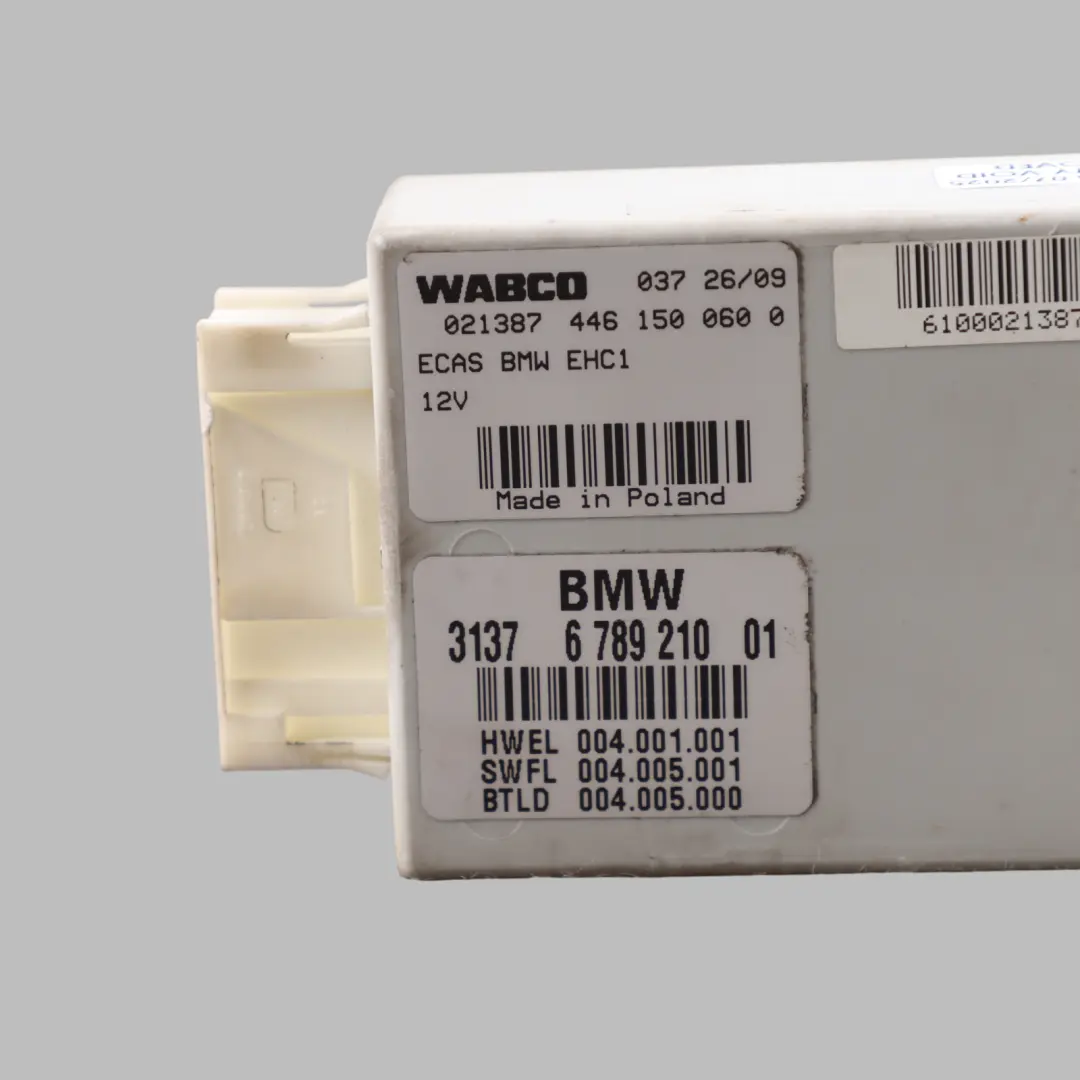 Suspension Control Unit Module to BMW F01 F02 F07 Air with Part number 6789210 BMW F01 F02 F07 Air Suspension Control Unit Module - SKU 6789210 - Part number 6789210