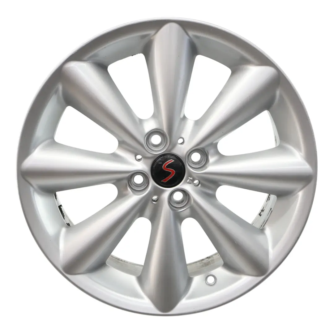 Mini Cooper R55 R56 R57 Silver Wheel Alloy Rim 17" 7J ET:48 Conical Spoke 121 - SKU 6791945-1 - Part number 6791945