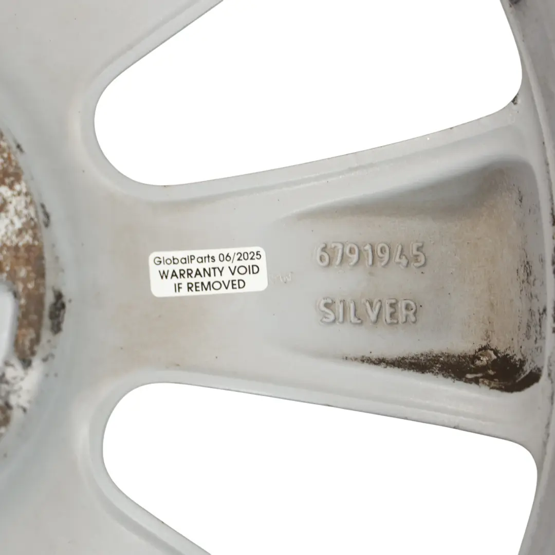 Mini Cooper R55 R56 R57 Silver Wheel Alloy Rim 17" 7J ET:48 Conical Spoke 121 - SKU 6791945-1 - Part number 6791945