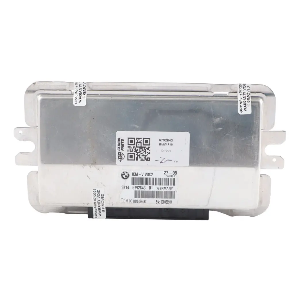 VDC Module Rear Suspension Level Control Unit Module to BMW F10 F11 F13 F06 with Part number 6792843 BMW F10 F11 F13 F06 VDC Module Rear Suspension Level Control Unit Module - SKU 6792843 - Part number 6792843