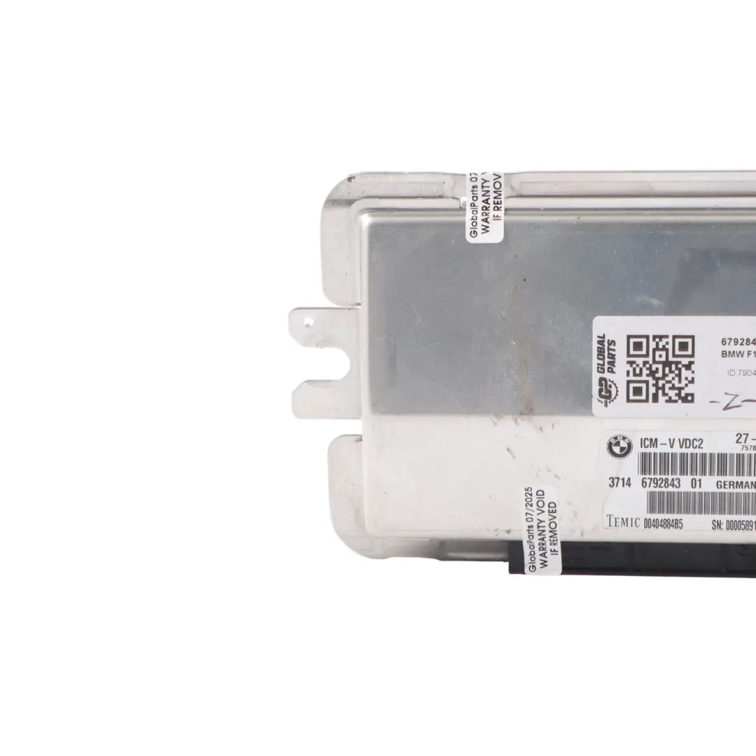 BMW F10 F11 F13 F06 VDC Module Rear Suspension Level Control Unit Module - SKU 6792843 - Part number 6792843