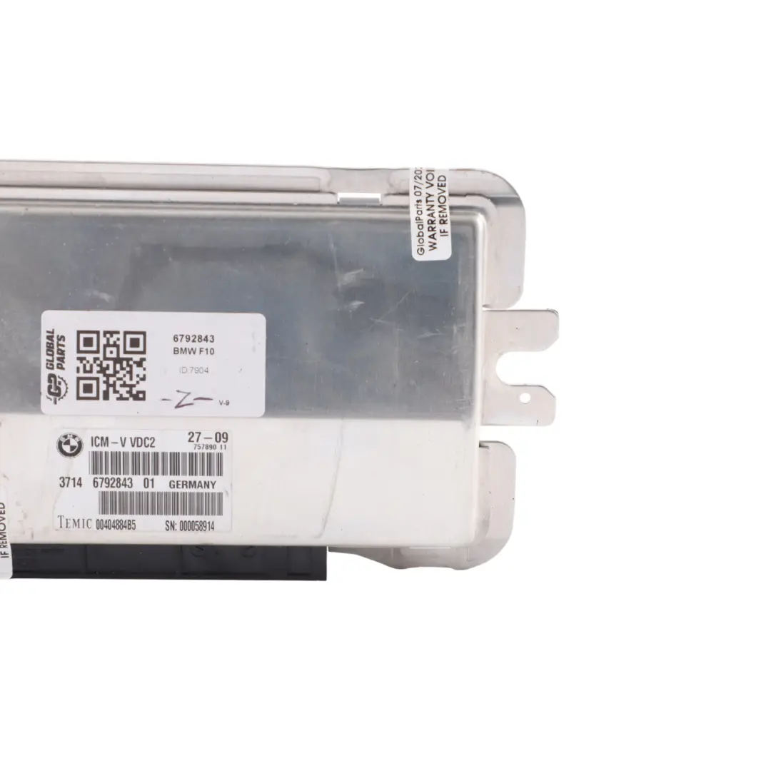 VDC Module Rear Suspension Level Control Unit Module to BMW F10 F11 F13 F06 with Part number 6792843 BMW F10 F11 F13 F06 VDC Module Rear Suspension Level Control Unit Module - SKU 6792843 - Part number 6792843