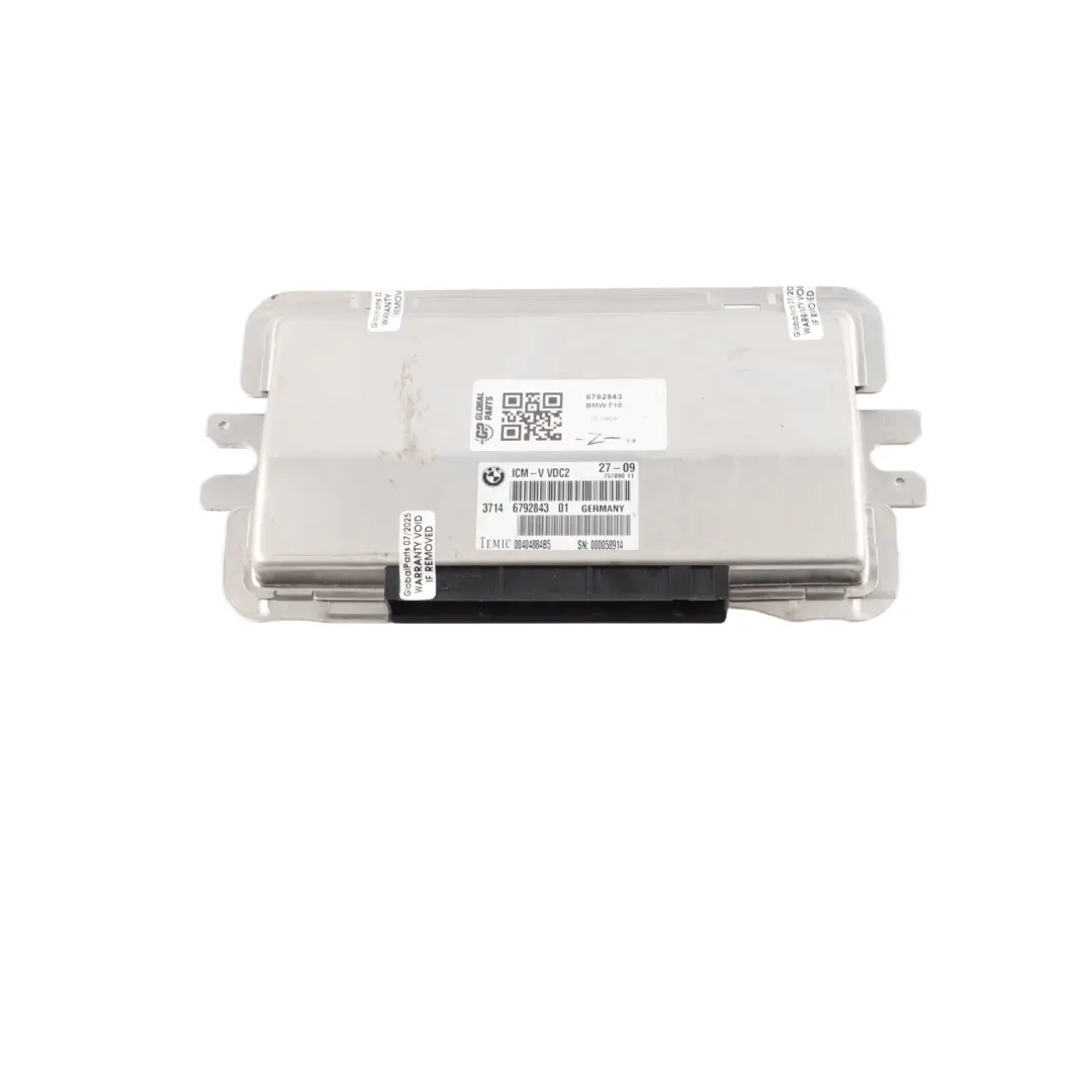 VDC Module Rear Suspension Level Control Unit Module to BMW F10 F11 F13 F06 with Part number 6792843 BMW F10 F11 F13 F06 VDC Module Rear Suspension Level Control Unit Module - SKU 6792843 - Part number 6792843