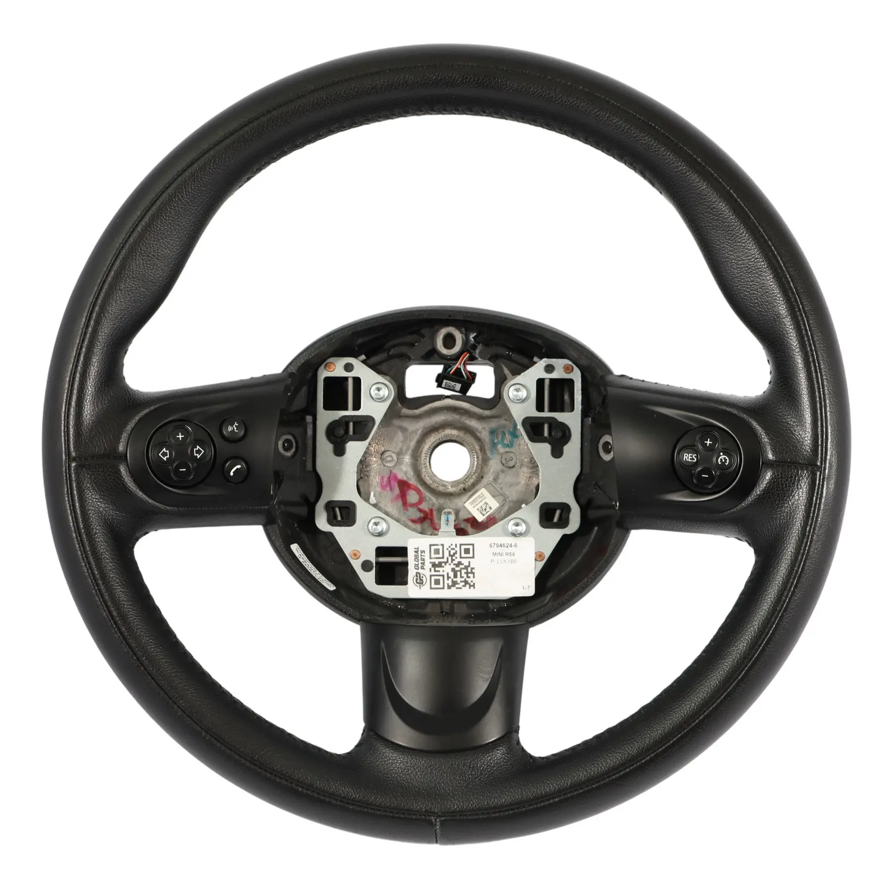 Mini Cooper R55 R56 LCI R60 Kierownica Czarna Skóra Sport Multifunkcja