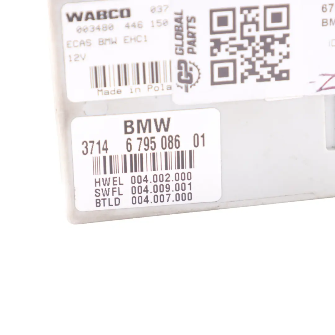 BMW F01 F02 F07 Air Suspension Control Unit Module - SKU 6795086 - Part number 6795086