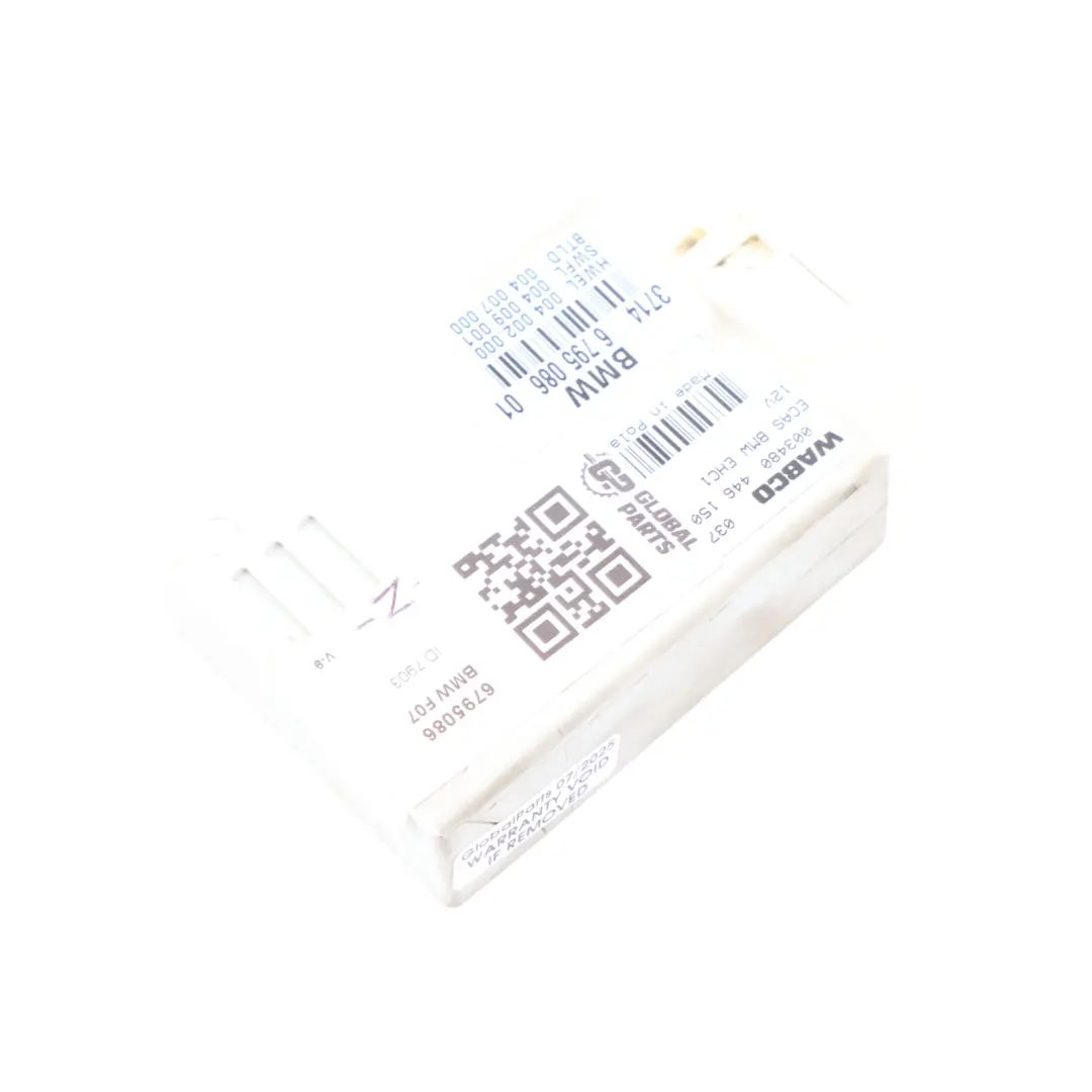 Suspension Control Unit Module to BMW F01 F02 F07 Air with Part number 6795086 BMW F01 F02 F07 Air Suspension Control Unit Module - SKU 6795086 - Part number 6795086