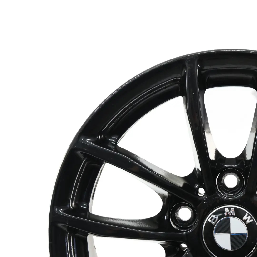 BMW F20 F21 F22 F23 Black Wheel Alloy Rim 16" 7J ET:40 V-Spoke 378 - SKU 6796202-7 - Part number 6796202