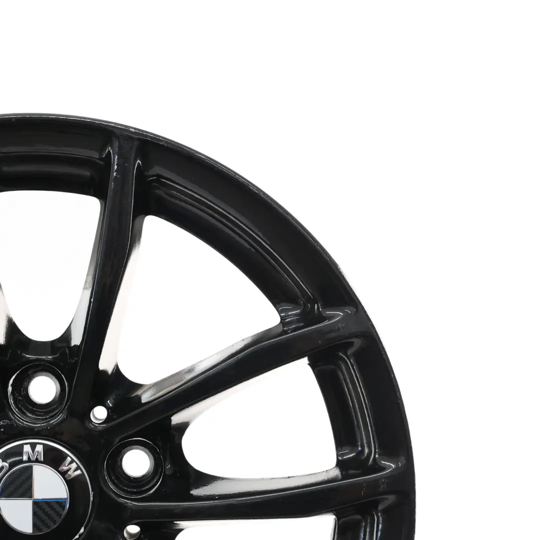 BMW F20 F21 F22 F23 Black Wheel Alloy Rim 16" 7J ET:40 V-Spoke 378 - SKU 6796202-7 - Part number 6796202