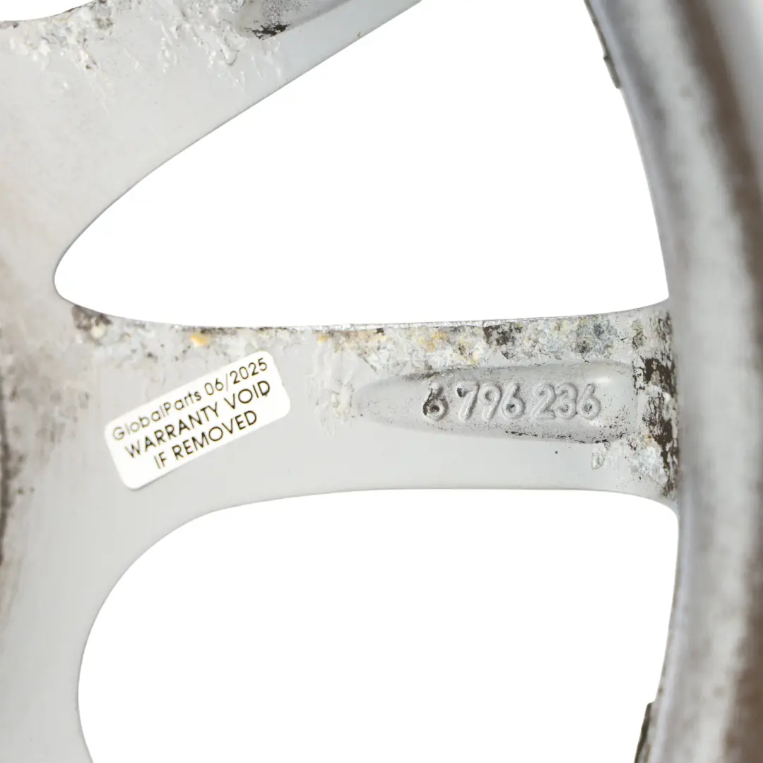 BMW F30 F31 F36 Felga Aluminiowa 16" 7J ET:31 V-Spoke 390 Srebrna - SKU 6796236-1 - Numer Części 6796236