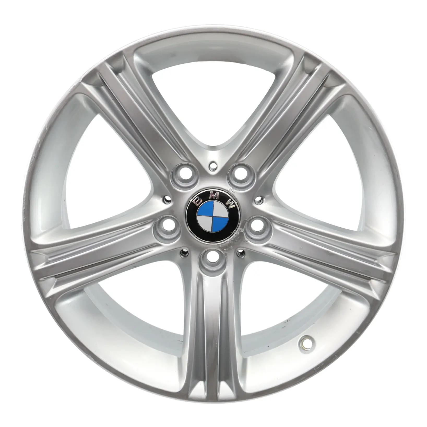 BMW F30 F31 F32 Silver Alloy Wheel Rim 17" Star Spoke 393 7,5J ET:37 6796242