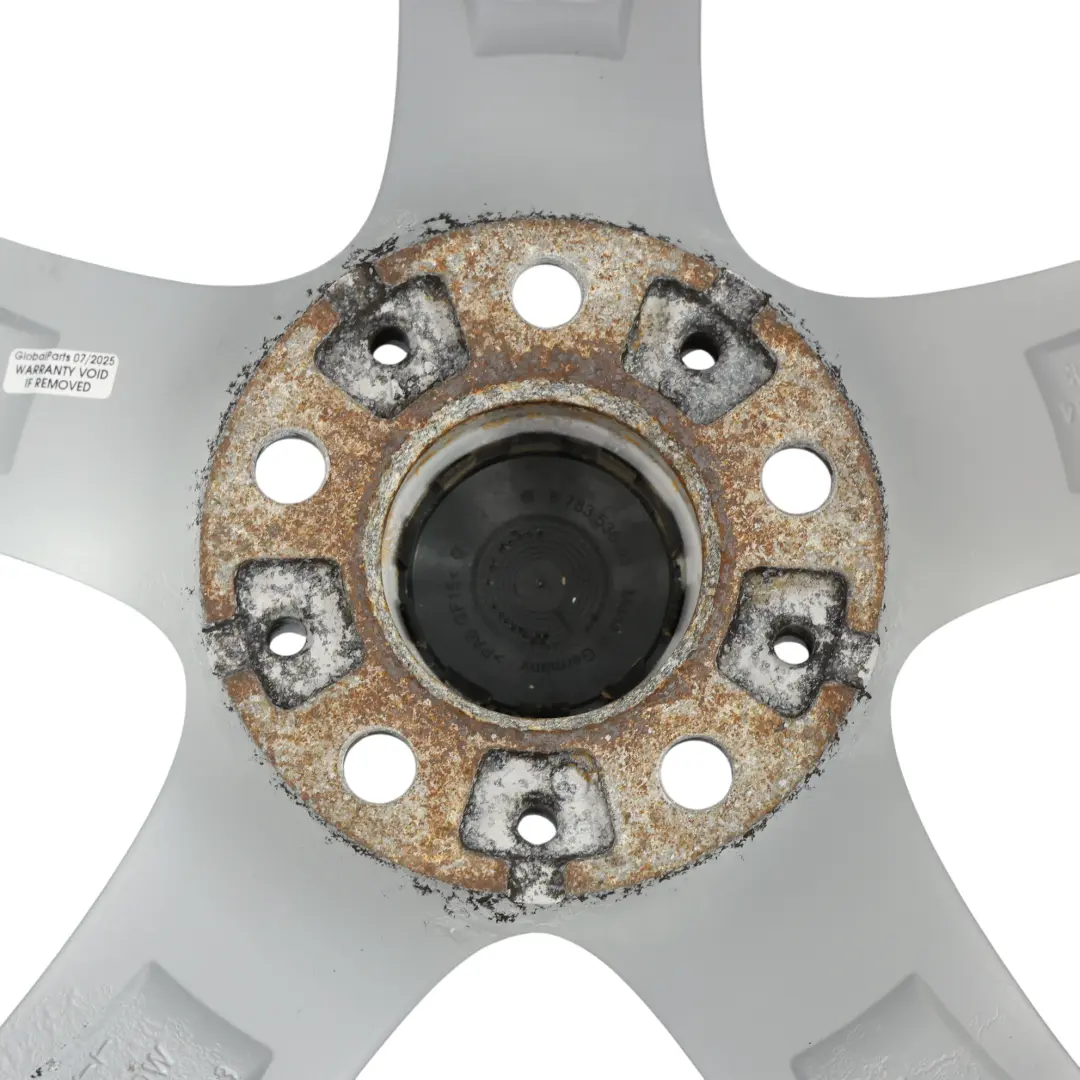 BMW F30 F31 Llanta de Aleacion de plata 17 "Star Spoke 393 7,5J ET:37 - SKU 6796242-3 - Número de pieza 6796242
